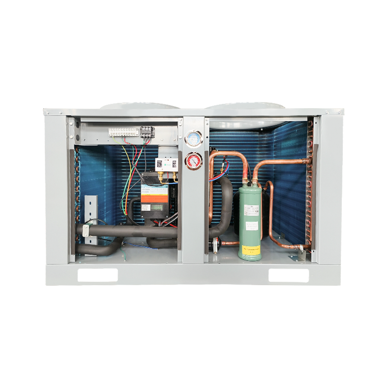 Unità condensante con uscita aria superiore (utilizzando il compressore Xecom) 8-40 HP
