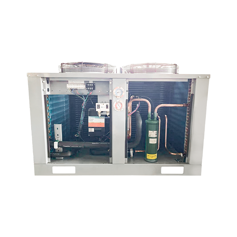Unità condensante con uscita aria superiore (utilizzando il compressore Xecom) 8-40 HP